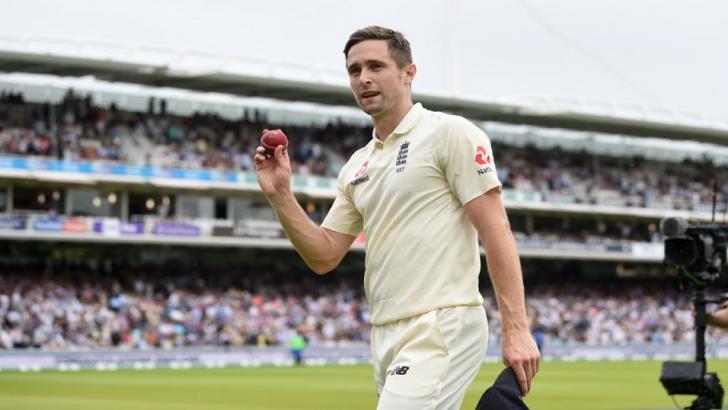 England's Chris Woakes at Lord's